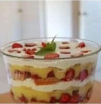Strawberry Punch Bowl Trifle