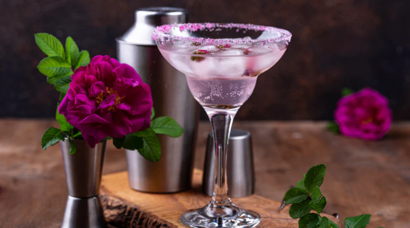 Rose Water Gin and Tonic