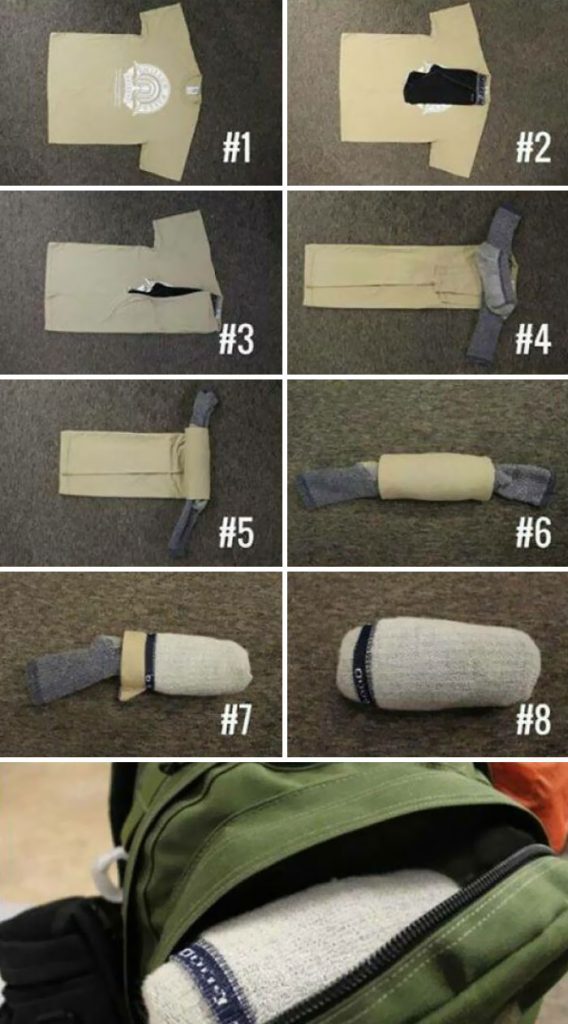 Useful Folding Tips for Backpackers