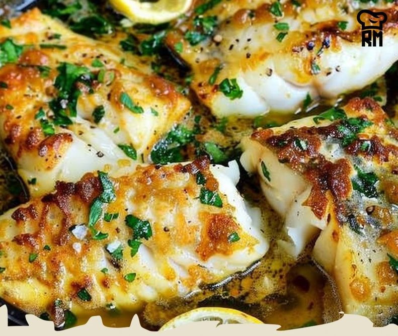 Greek-Style Baked Cod with Lemon and Garlic