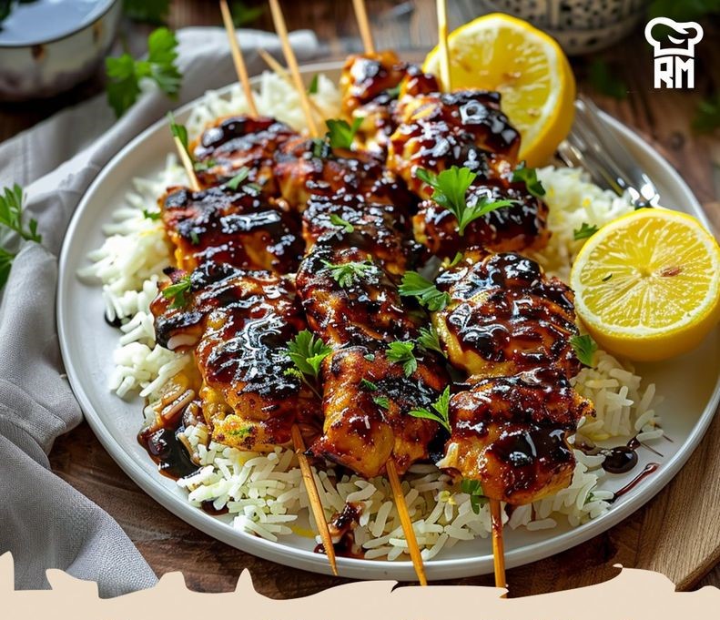 Honey Chipotle Grilled Chicken Skewers