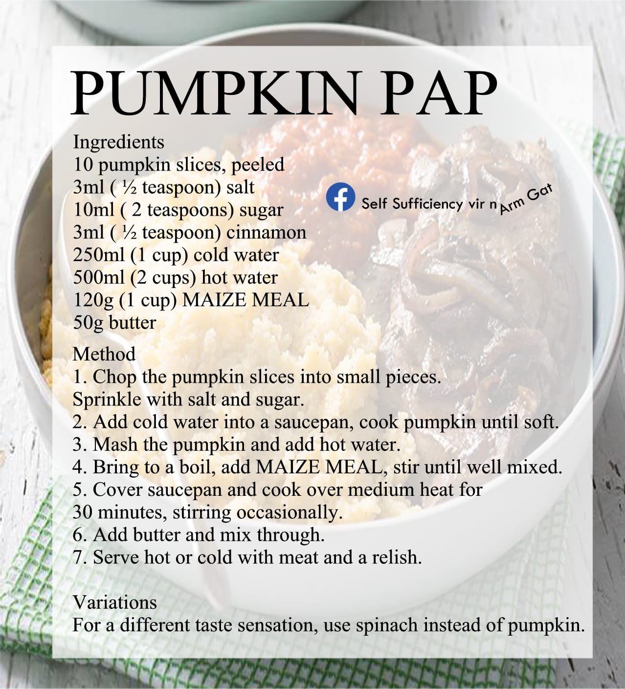 Pumpkin Pap
