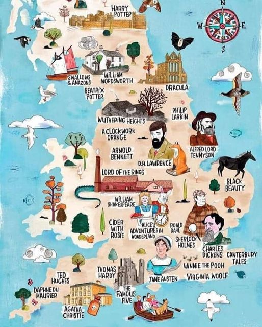 English Literature Map